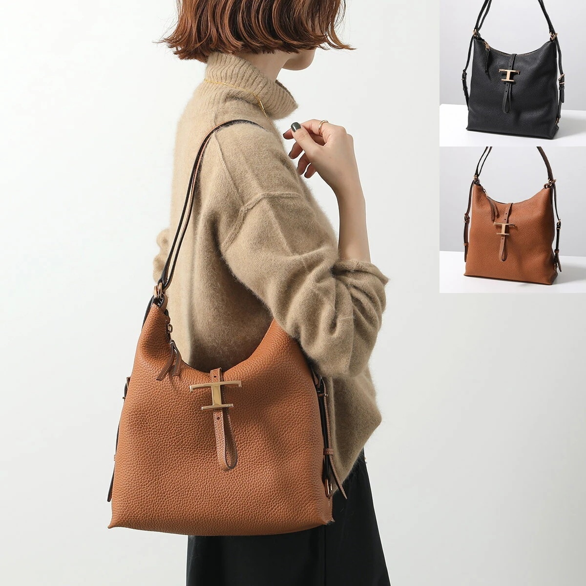 TODS トッズ トートバッグ T TIMELESS Tタイムレス XBWTSEW0200 WNT レディース レザー ハンドバッグ バックパック 鞄 カラー2色 XBWTSEW0200WNTB999
