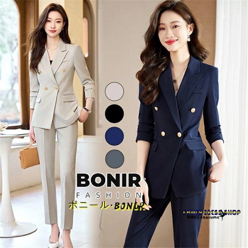 【制服標準装備】ママスーツ 2点セット 卒服 入学式 パンツ スカート 体型カバー ジャケット おしゃれ セレモニー 卒業式 入学式 ママ スーツ 母親 お受験 母スーツ お宮参り 卒