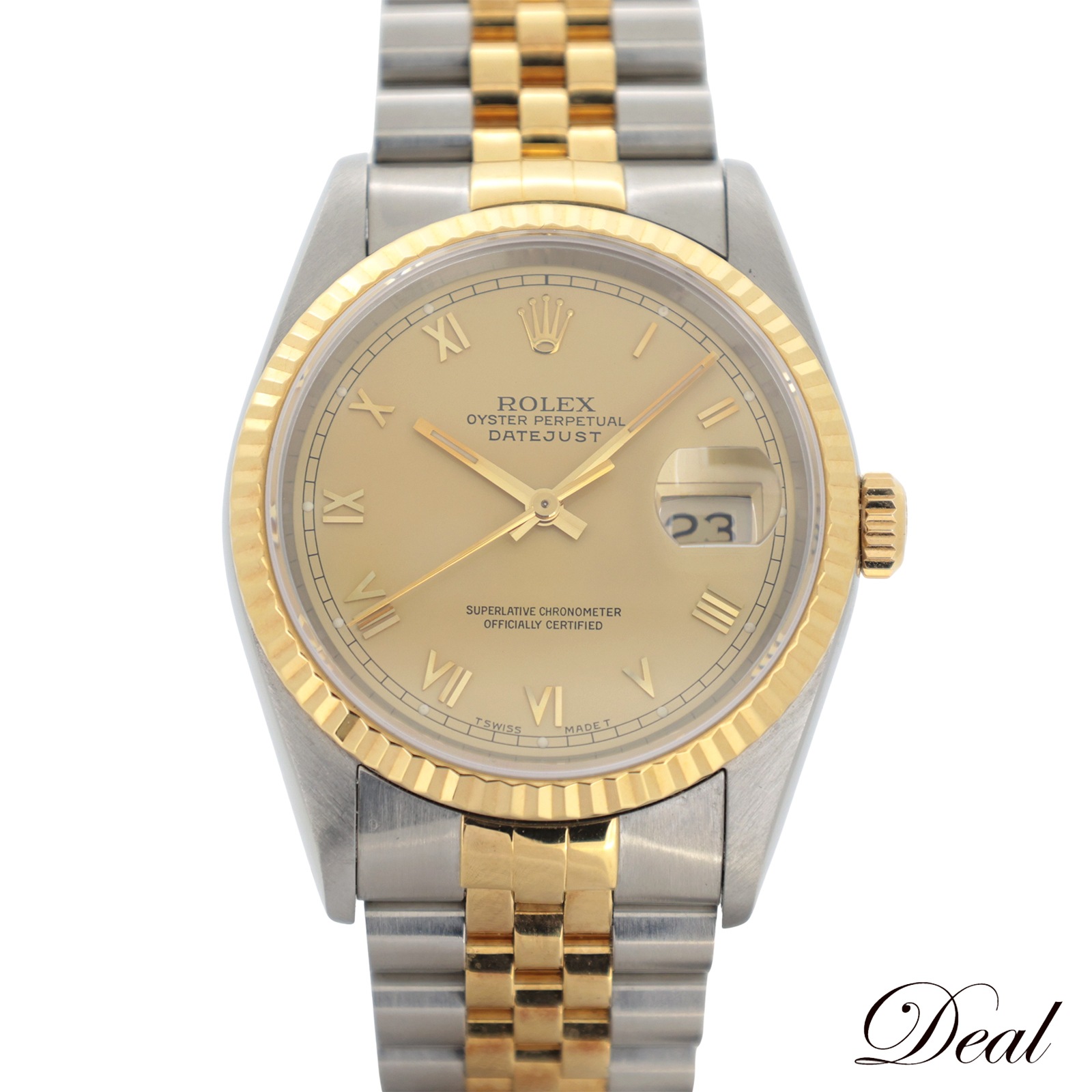 ロレックス デイトジャスト X 16233 SS/YG メンズ 腕時計