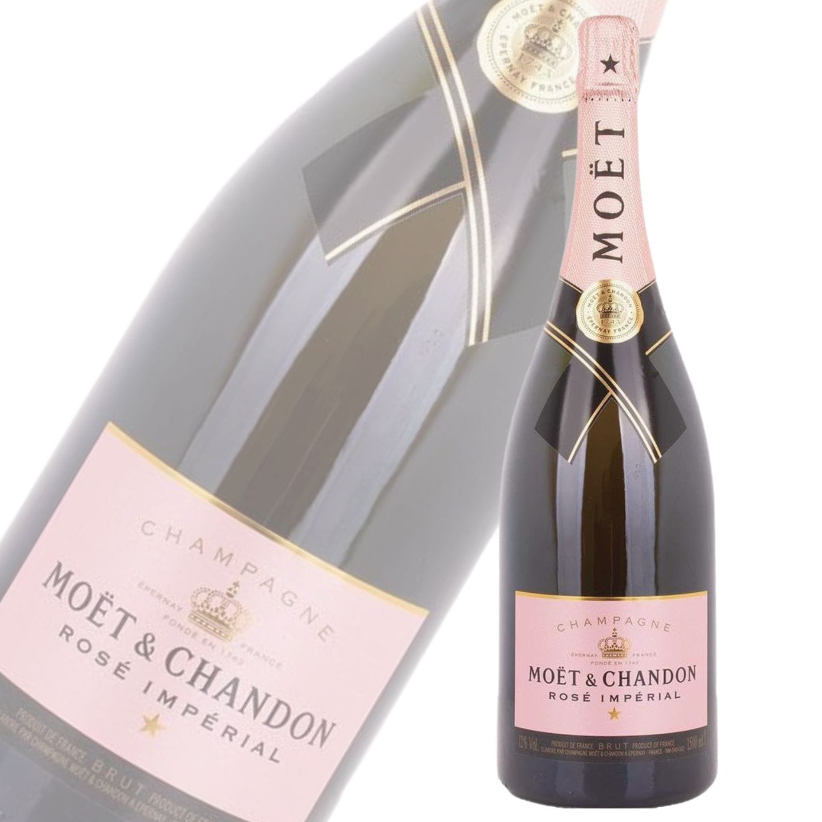 モエ・エ・シャンドン ブリュット アンペリアル ロゼ マグナム 1500ml シャンパン 正規品 フランス 辛口 ロゼシャンパン 大容量 スパークリング キュヴェ 洋酒 業務用 ギフト プレゼント