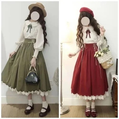 全5カラー　キャンディスリーブセットアップ レディース　ゆめかわいい　量産型　地雷系　ロリータ　ロリィタ　可愛い　かわいい　セットアップ