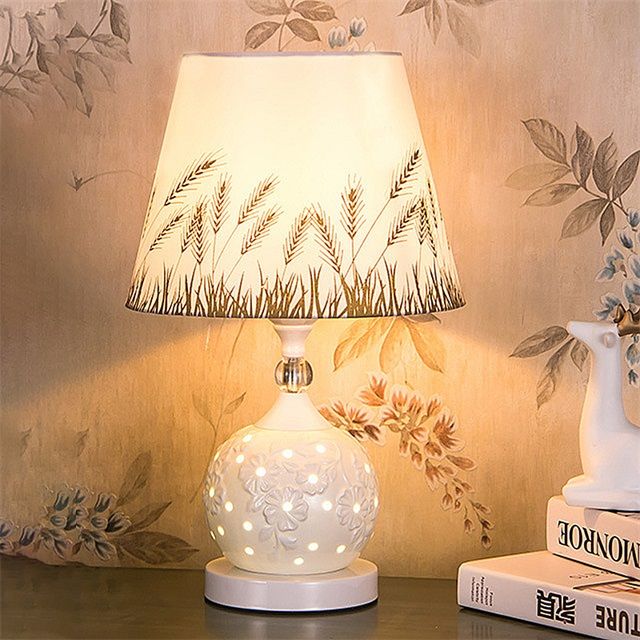 デスクライト 北欧 おしゃれ LED 姫系 コンセント式 卓上ライト レトロ アンティーク 和風 テーブルランプ 寝室 部屋 洋室 和室 ベッドサイドランプ 間接照明