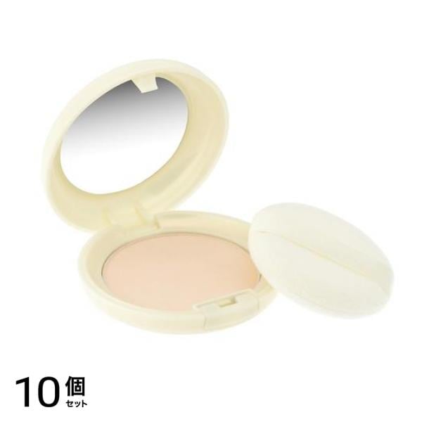 NOAH ノア ホワイト&モイスチュア BBミネラルプレストパウダーUV 02ルーセント パフ・鏡付き 8g 10個セット