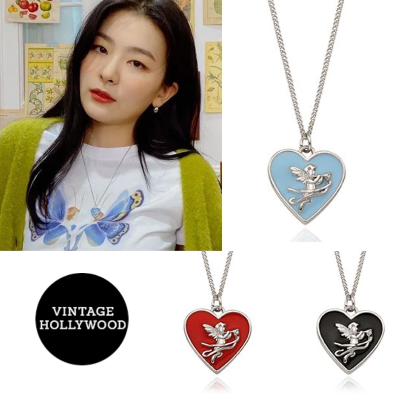 レッドベルベットスルギ着用 Cupid Heart Necklace(3color)