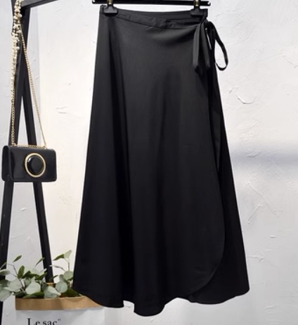 スカート デート モテアイテム ミディアム丈 フレア ラップ シフォン 可愛い きれいめ 上品 おしゃれ かっこいい 可愛い ラブリー キュート ガーリー クール モード系 セクシー 4,670円