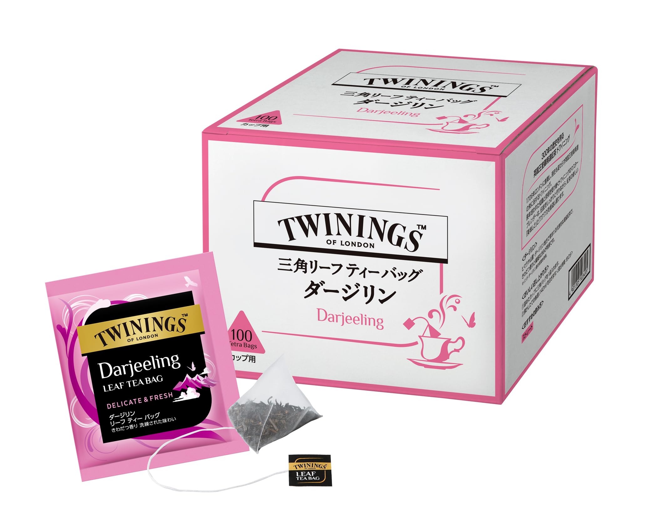 トワイニング 三角バッグリーフティー カップ用 ダージリン 100P
