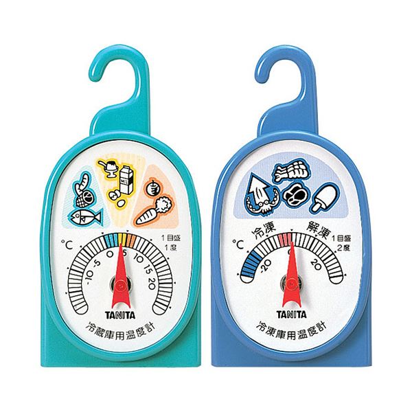 （まとめ） タニタ冷凍・冷蔵庫用温度計 5497 1個 (×3セット)