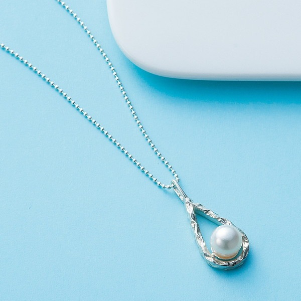 SEVENTEEN着用】 niroserendipity DICE MUSHROOM PEARL NECKLACE #68