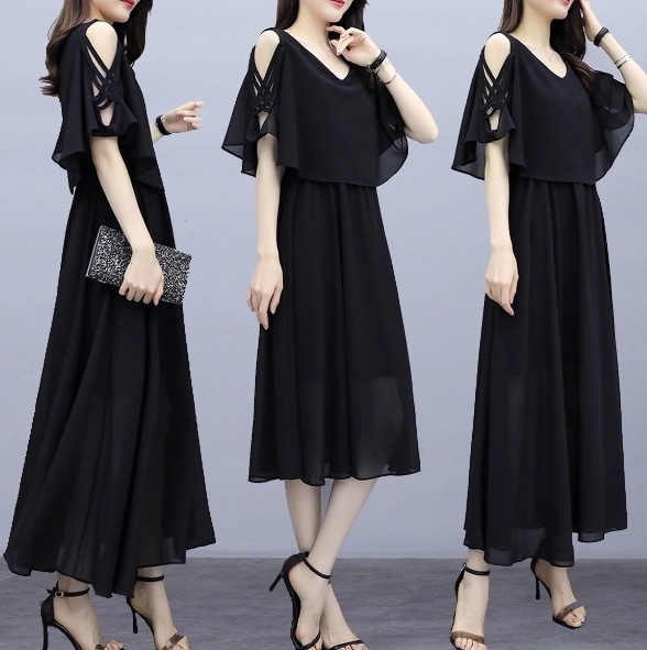 ワンピース ワンピドレス ひざ丈 ロング丈 袖あり 半袖 肩出し タイト デザイン シアー 美ライン ニュアンス 透け感 裏地 かわいい 大人可愛い きれいめ シンプル カジュアル 大人 上品