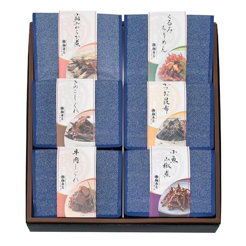 （うまいや）佃煮 詰め合わせ ギフト 「佃煮三昧」 TZ-37 （小鮎やわらか煮・くるみちりめん・きのこしぐれ・かつお昆布・牛肉しぐれ・小魚山椒煮）