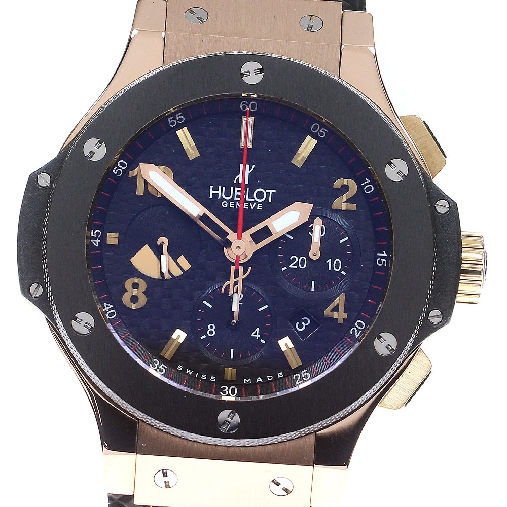 ウブロ HUBLOT 301.PM.131.RX.EG07 ビッグバン エジプトエディション クロノグラフ 自動巻き メンズ 良品 保証書付き_830741【中古】