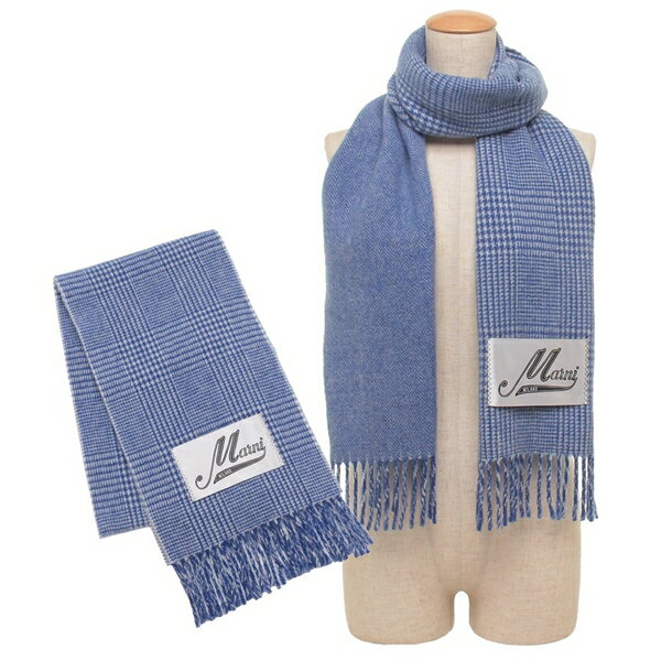 マフラー プリンスオブウェールズチェック ブルー レディース SCMC0141Y0 UAW056 CHB50 23,998円