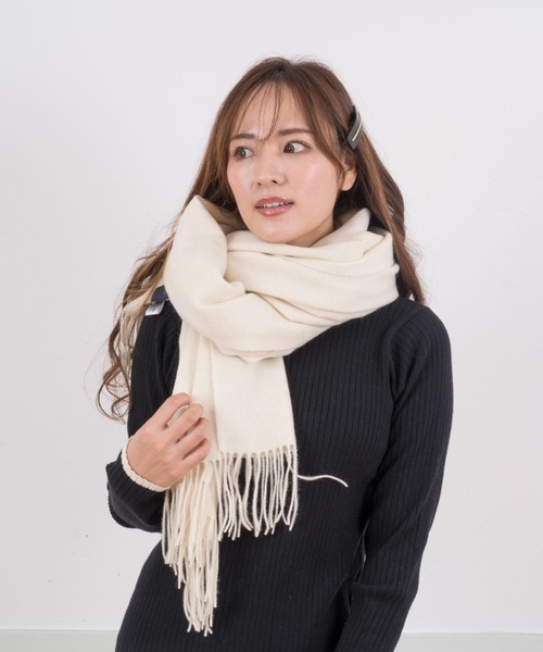 [最安値挑戦]ストール 大判ストール　ウール　 70x190cm レディース メンズ