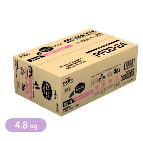 超小粒 1歳まで子いぬ用 4.8kg (400g12袋) ドッグフード