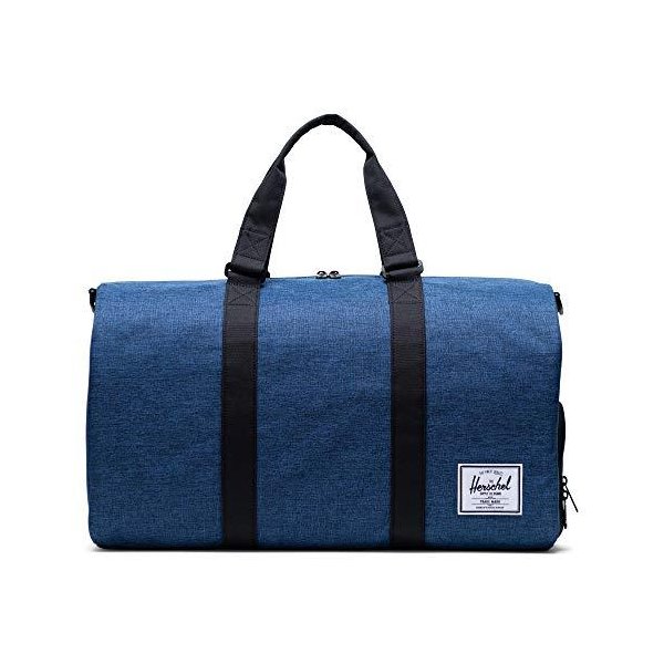 Herschel Novel Duffel Bag， Eclipse Crosshatch/Black， Classic 42.5L 並行輸入品
