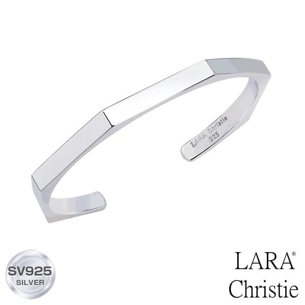 バングル レディース ブランド 太め シルバー シルバー925 シンプル WHITE Label LSC b14013-w