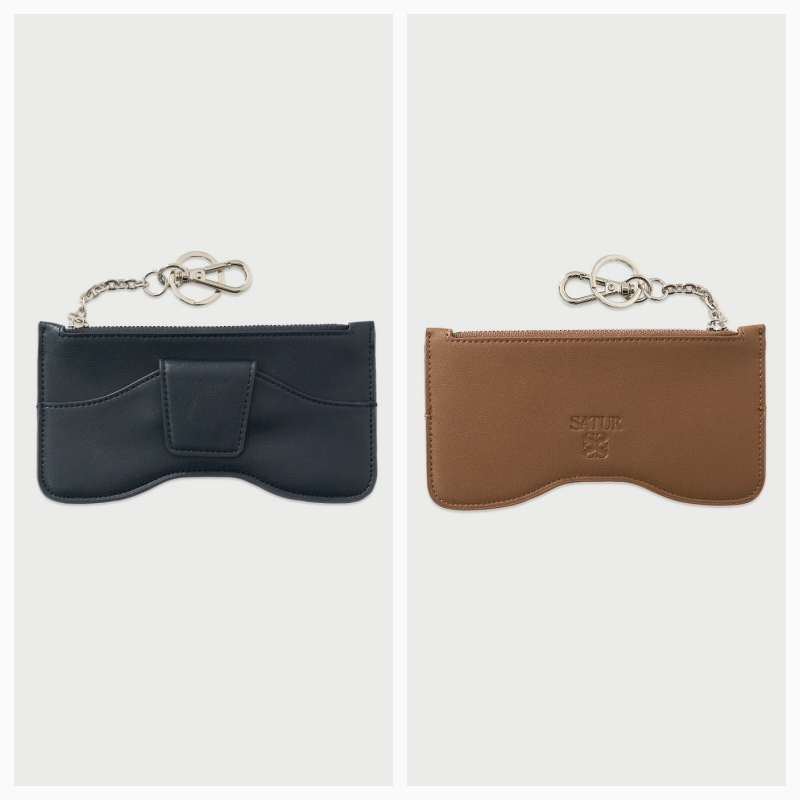 【SATUR】26SS KEYRING GLASSES CASE : 2COLORS