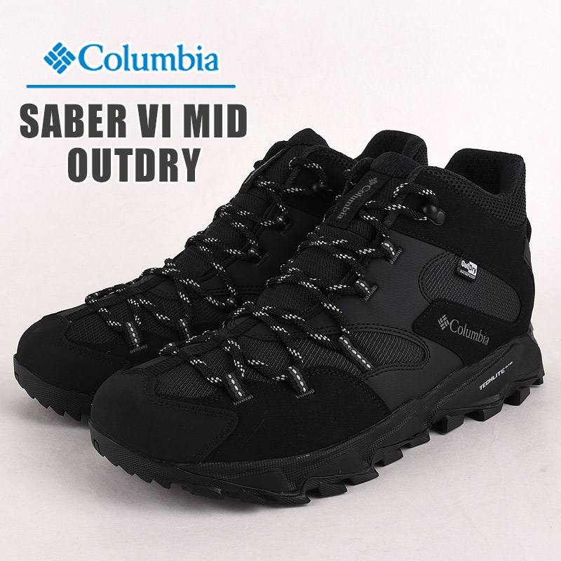 セイバー シックス ミッド アウトドライ YM8972 010 黒 メンズ ハイキング シューズ アウトドア 靴 トレッキング 登山 レジャー 山 フェス