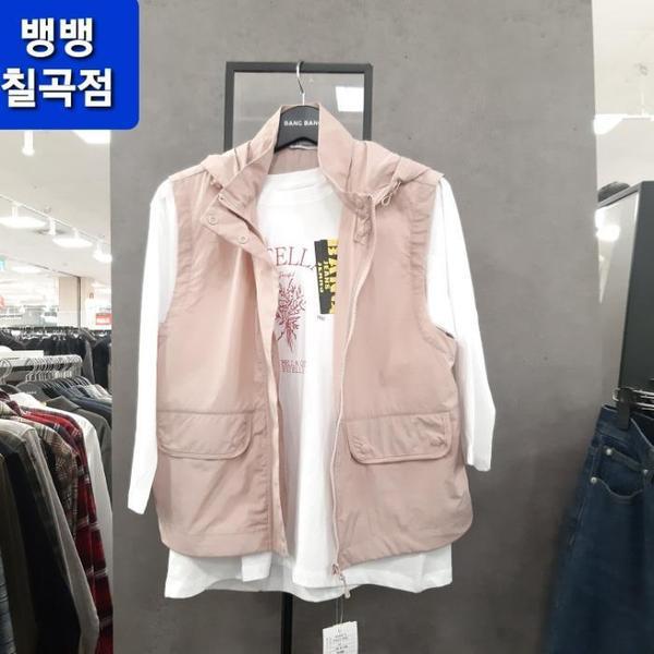 HC09 女性 超軽量 取り外し可能フード付き ショートベスト 薄くて軽いポケットポイントのスタンドカラー (S46771698)