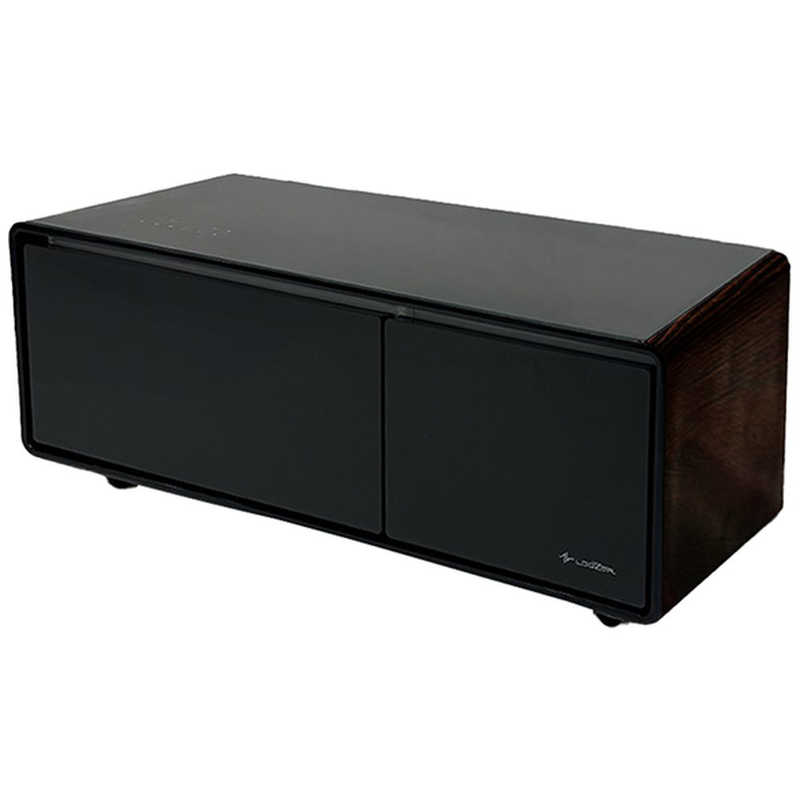 ロイヤル　スマートテーブル SMART TABLE 冷蔵庫・冷凍庫機能付き LOOZER ウッド 105.5cm 93L 2ドア 引き出し 直冷式　STB90BWOOD（標準設置無料）