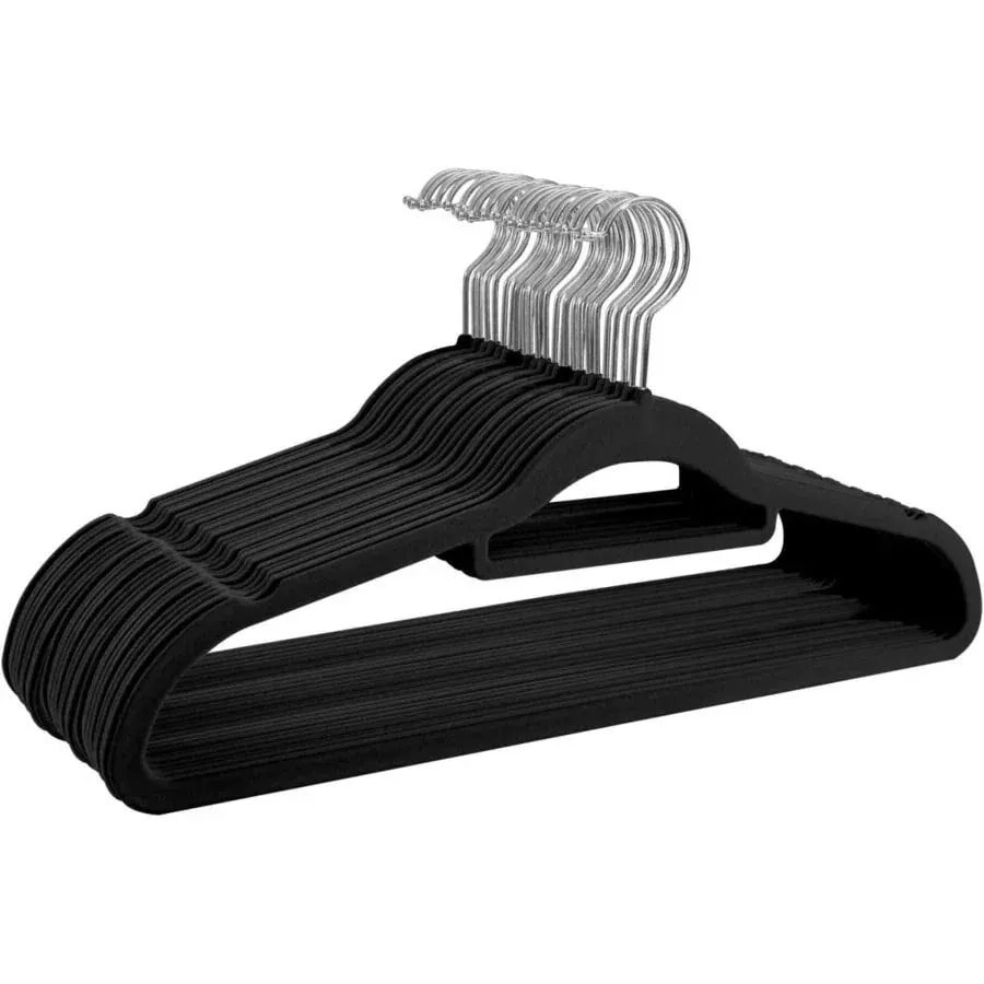 30本個衣類ハンガー すべらない 頑丈 薄く滑り止めプラスチックのハンガー特殊 スリムなマジッ