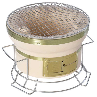 他サイト： BUNDOK　キャンプ用品 スタンド付き七輪　BD423の商品画像