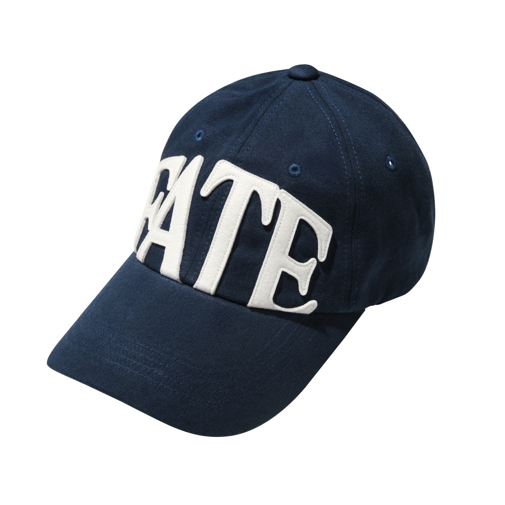 アーバンスタッフビンテージアップリケロゴキャップ (ネイビー)