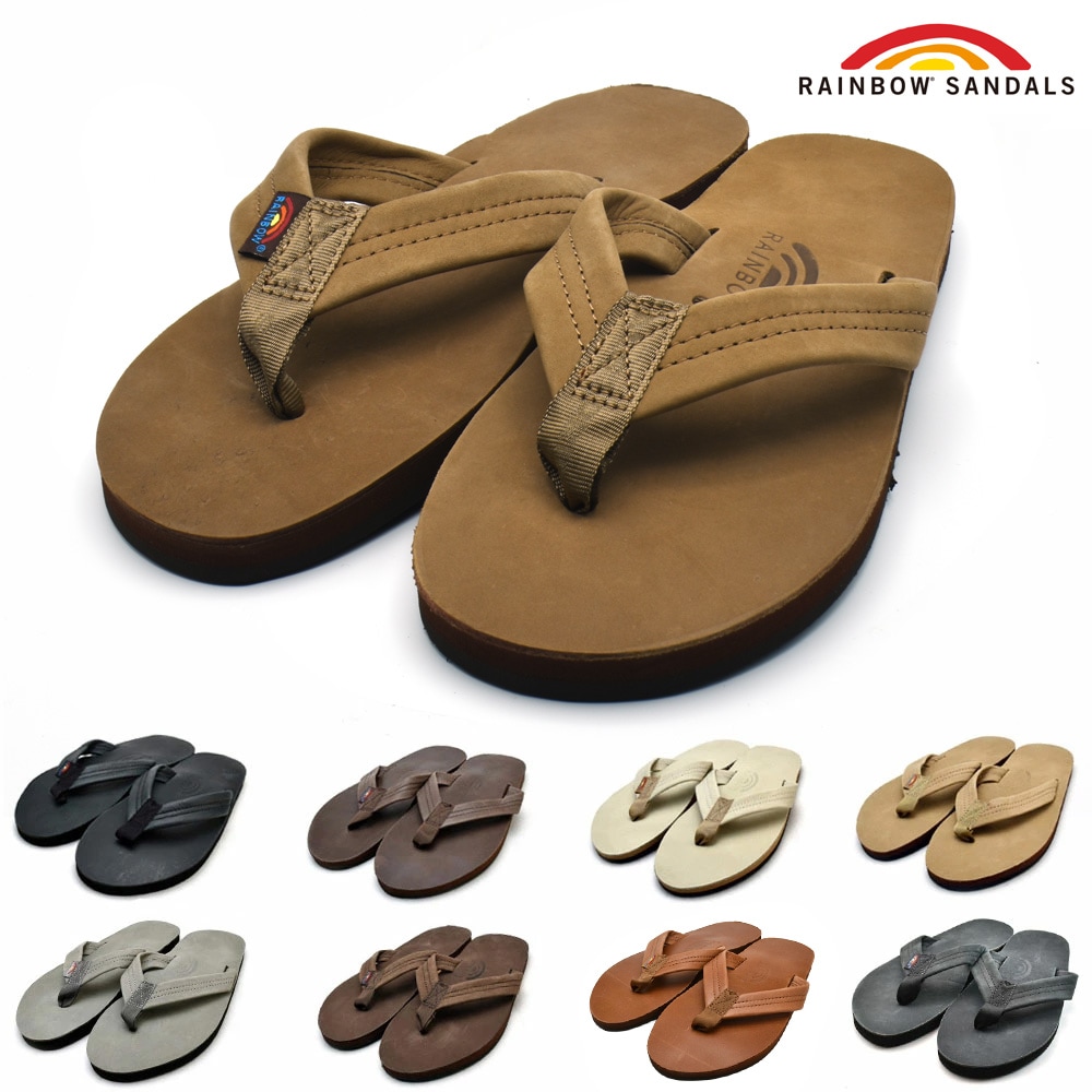 レインボーサンダルズ メンズ RAINBOW SANDALS シングルミッドソール クラシック 301ALTS0 レザーサンダル トング [301alts0]