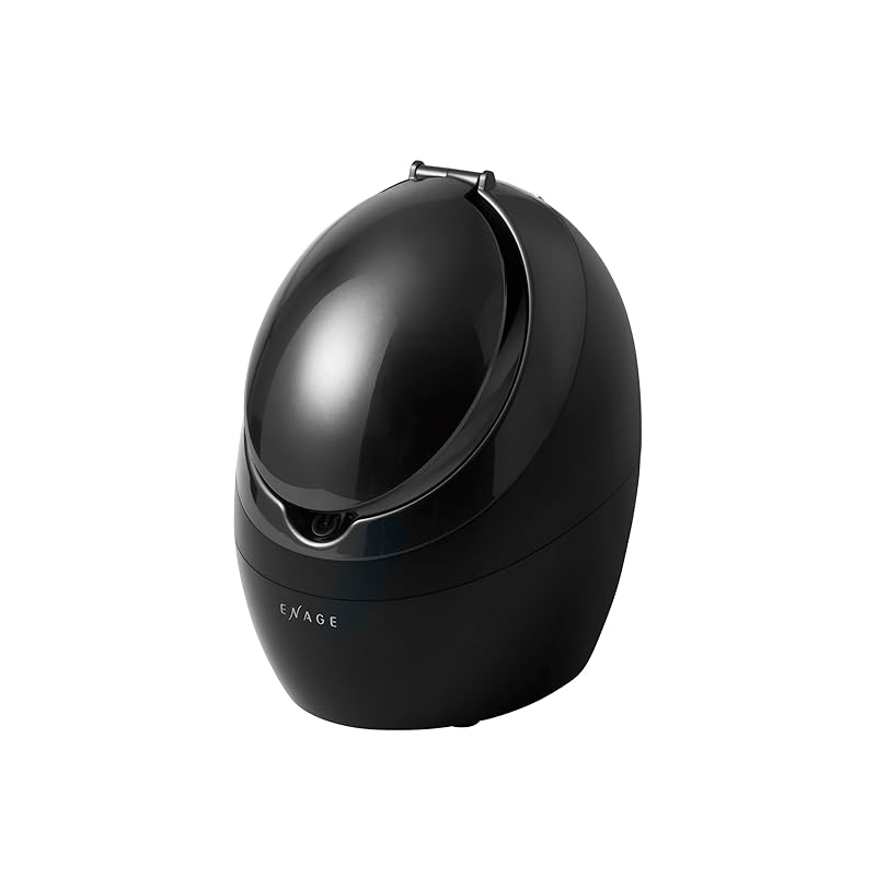 コイズミ フェイススチーマー エナージュ ミラー付き ブラック KBE-1540/K