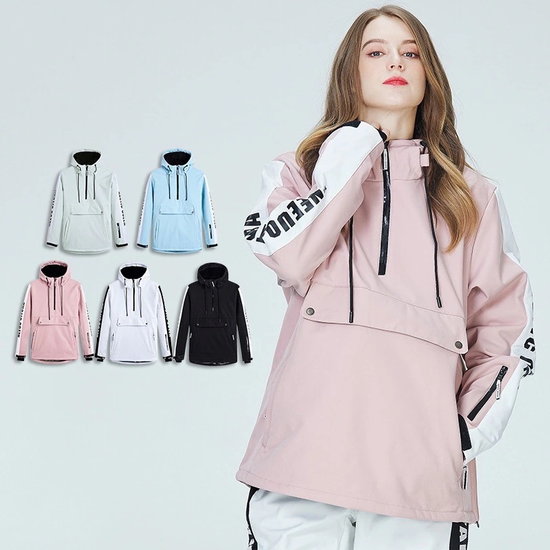 スキーウェア パーカー レディース メンズ プルオーバー スノーボードウェア スノボウェア スノーボード ウェア トップス 防寒着 韓国風