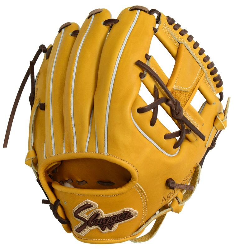 クボタスラッガー SLUGGER 硬式グラブ 内野手用 グラブ袋付 野球 グラブ グローブ 一般 25SS(KSG-SR1 タン/BGD) 久保田