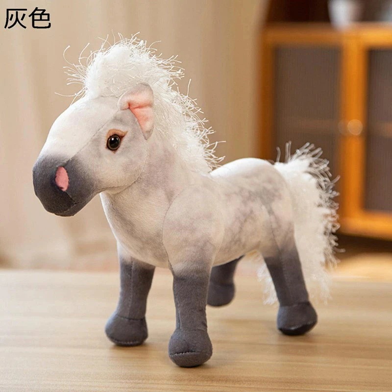 【急速出荷】馬 縫い包み リアル 抱き枕 昼寝枕 添い寝枕 キャラクター ミニサイズ 玩具 ゴロ寝 インテリア 可愛い 高弾力 やわらかい 多機能 癒し系 洗える 女性 家族 恋人 バースデー イベン
