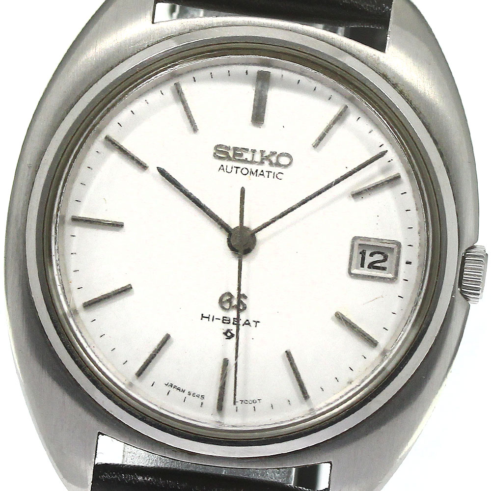 訳あり セイコー SEIKO 5645-7000 グランドセイコー デイト 自動巻き メンズ _777798【中古】