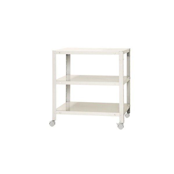 キタジマ 51070013601 NSTR-K136 ホワイト [スマートラック 3段 キャスター付] メーカー直送