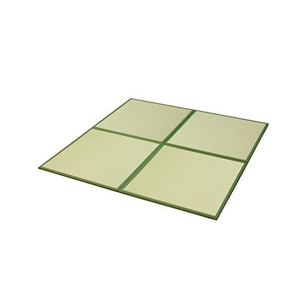 8611330 水拭きできる ポリプロピレン 置き畳 ユニット畳 スカッシュ グリーン 82821.7cm 6枚1セット 軽量タイプ【沖縄北海道離島配送不可】 メーカー直送