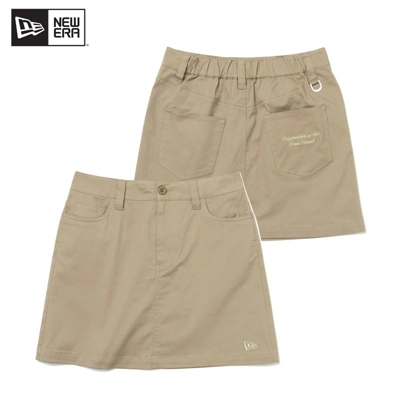 ニューエラ WOMEN S ストレッチスカート Khaki インナースパッツ付 ゴルフ ボトムス レディース 女性 国内正規品 [AA]