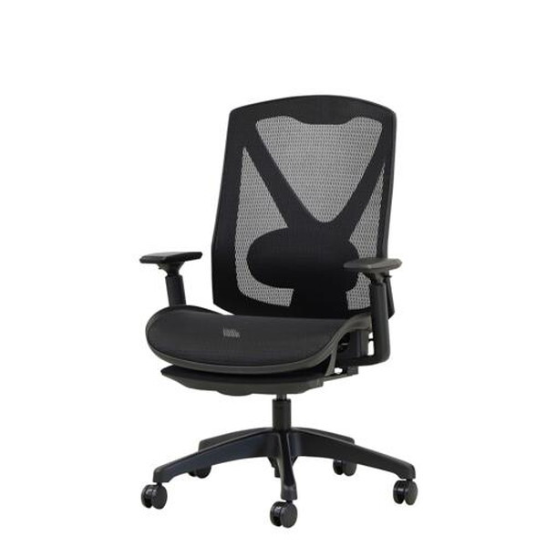 Netforce DF-1-W-BK ブラック ダイナミクスフィットチェア ヘッドレストなし ハンガーなし メーカー直送