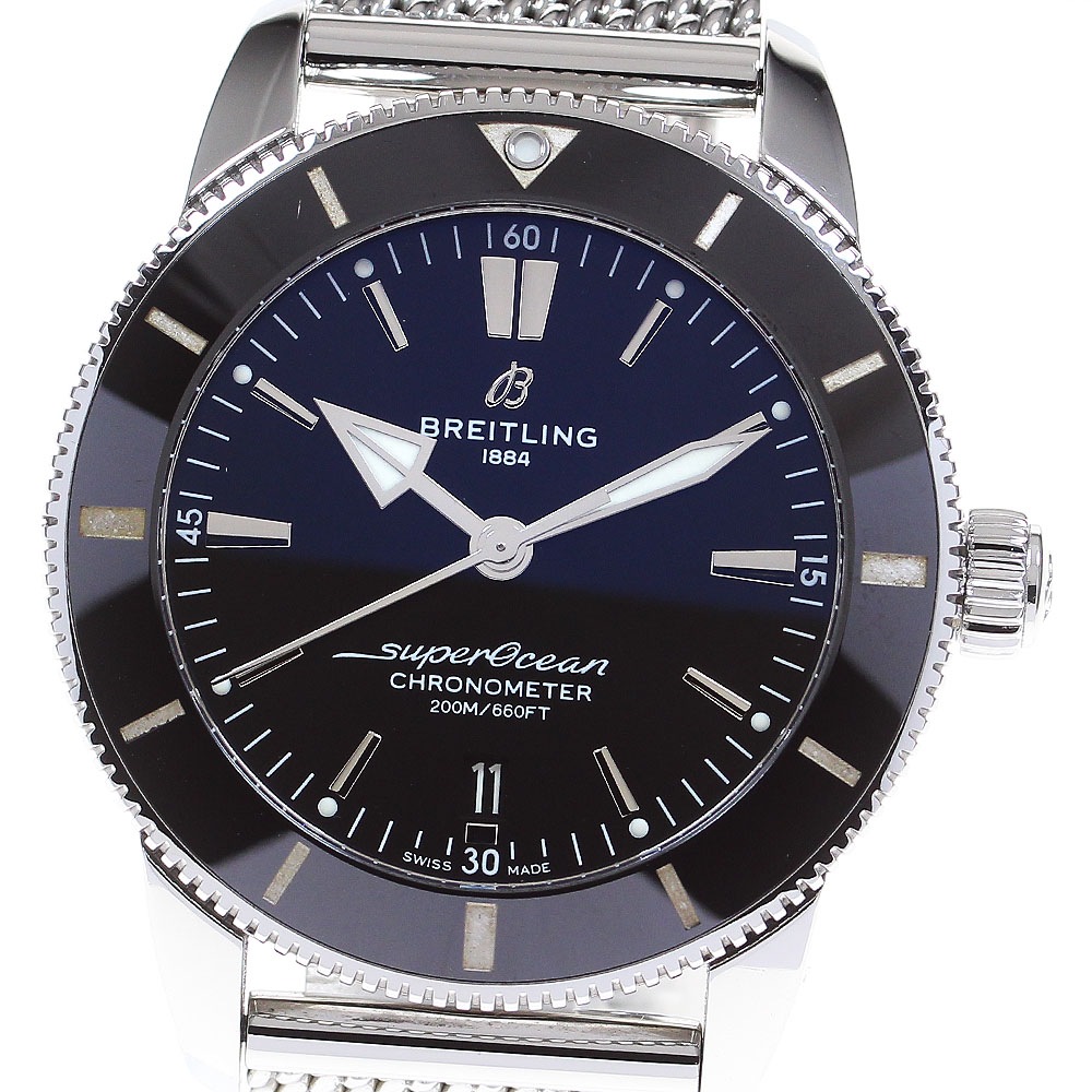 ブライトリング BREITLING AB2030 スーパーオーシャン ヘリテージII B20 デイト 自動巻き メンズ 箱・保証書付き_843418【中古】