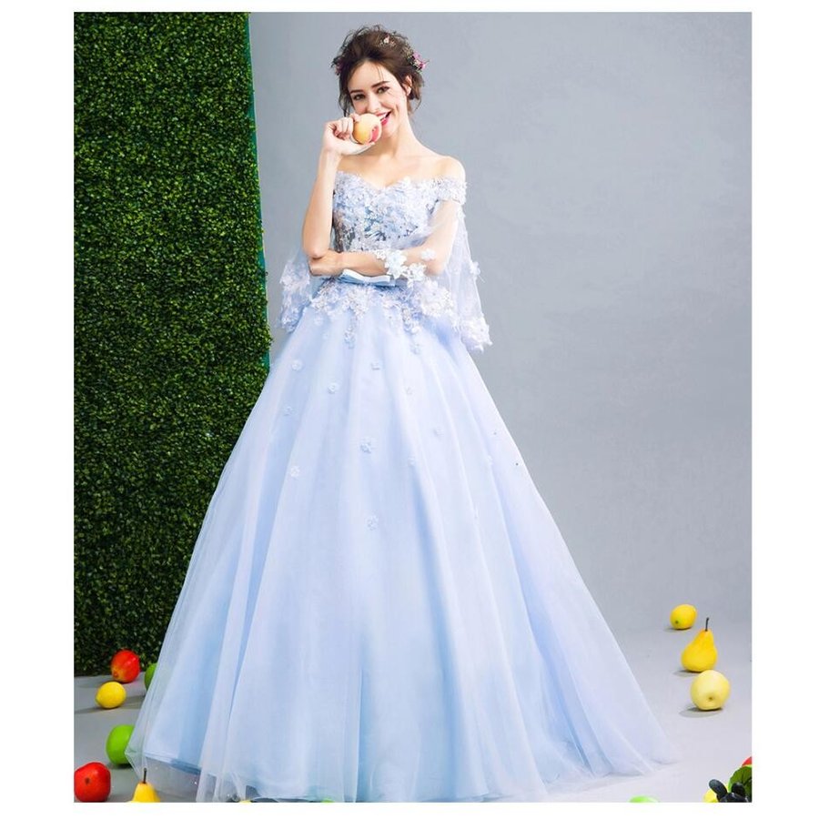 ロングドレス 上品 セクシー 30代 40代 パーティードレス フォーマル オフショルダー ウエディ