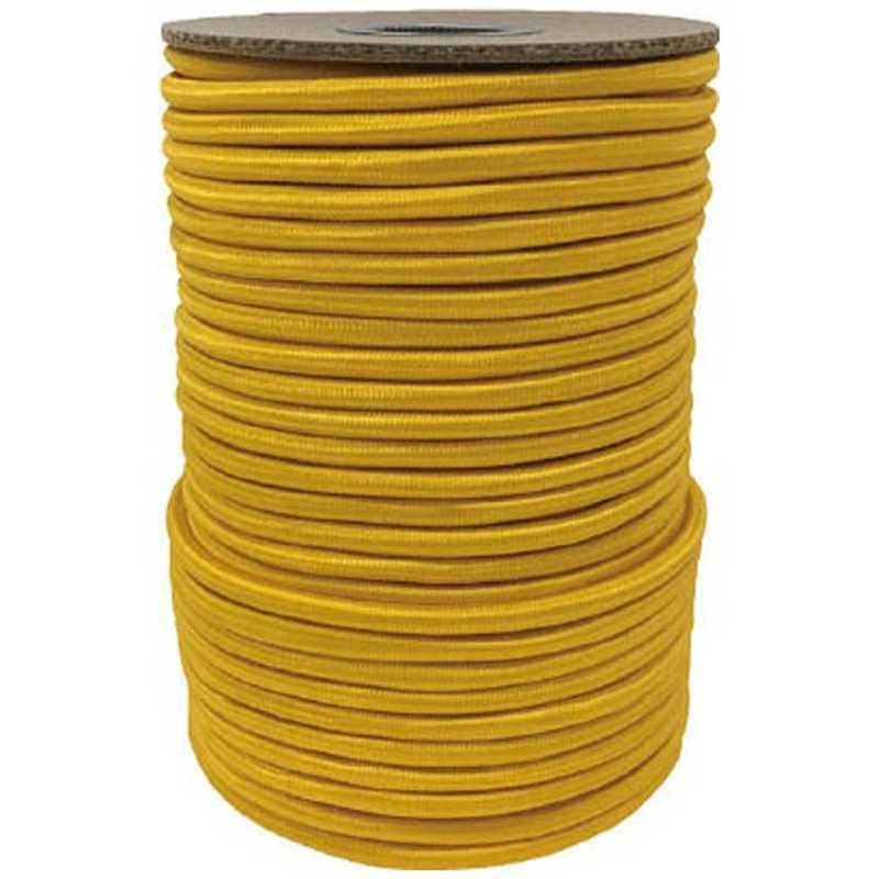 ユタカメイク　ユタカ ゴム タイトゴムロープボビン巻 6φ×50m イエロー　RT-25