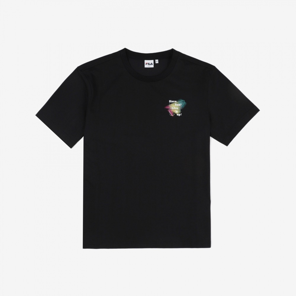 フィラハブファングラフィック Tシャツ_FS2RSF2402x_BLK