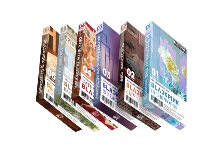 [未開封新品] ブラックピンクザゲームフォトカードコレクションNO.1-6セット_特典終了