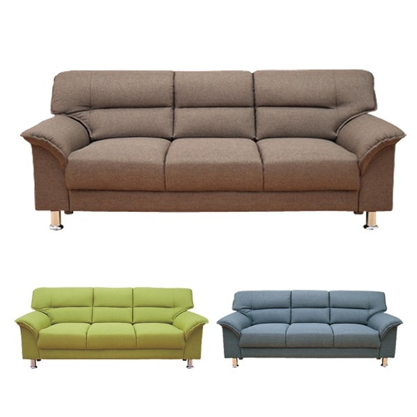 ソファ 3人掛け 脚取り外し可能 ローソファ 2WAY ファブリック 幅172cm ソファー フロアソファー 二人掛け 3P 三人用 北欧風 ナチュラル カフェ風 おしゃれ ブラウン グリーン