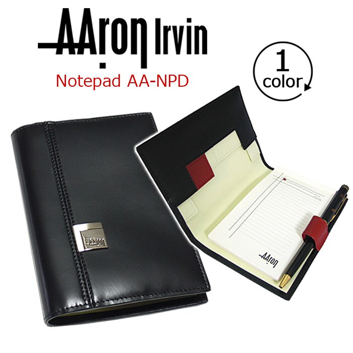 AAron Irvin メモ帳 ノートパッド カードケース メンズ