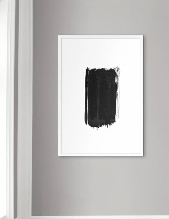 NOUROM INK STROKE アートプリント/ポスター (50x70cm)【北欧