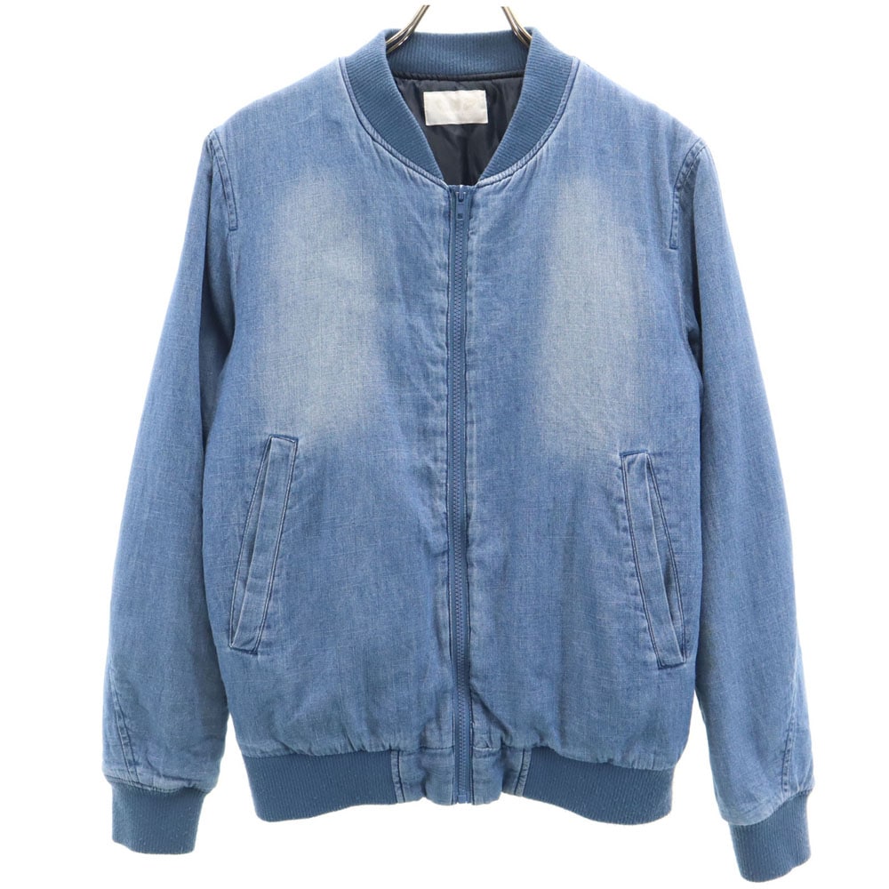 シャンブレー 中綿ジャケット S ウォッシュブルー Lazy Hazy Planet ブルゾン メンズ