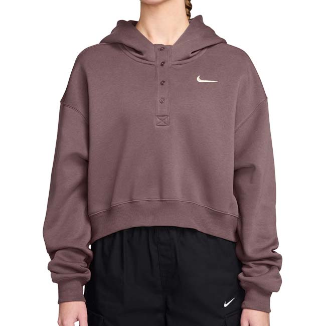 ナイキ(NIKE) 2026 SP レディース フェニックス フリース オーバーサイズドクロップドパーカー IF0259-502タトゥー×セイル