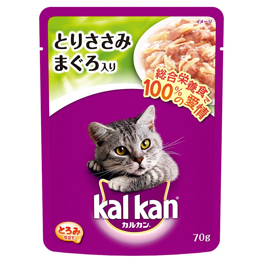 パウチ　とりささみ　まぐろ入り　７０ｇX１６０　ＣＲＣ35―20―70―20―65ウェットフード