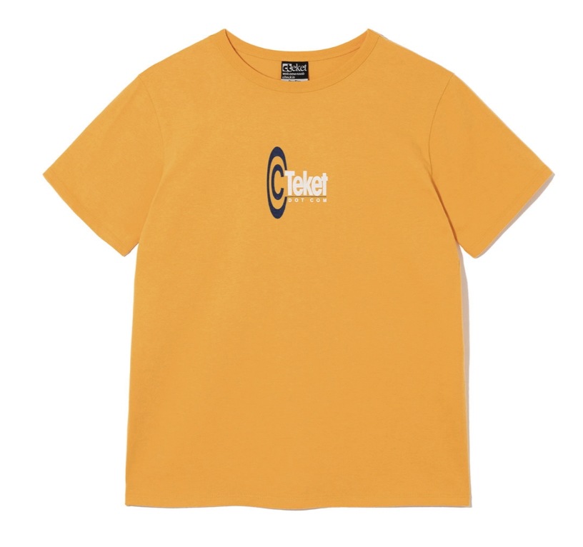 テケット Symbol Women Tee Yellow