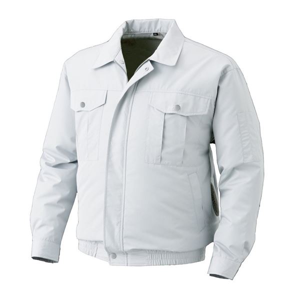 屋外用 防臭 空調服 [色：SI 2L] 消臭機能 透湿性 服のみ